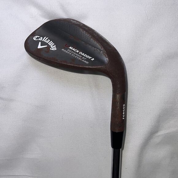 Callaway Mack Daddy 2 60° 14C Lob Wedge Rusty Raw Roger Cleveland Steel Shaft - Picture 6 of 14